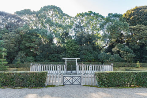 光明天皇　大光明寺陵<br />崇光天皇　大光明寺陵<br />後伏見天皇皇玄孫　治仁王墓